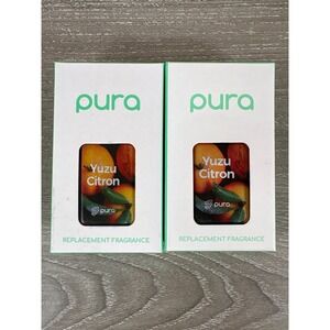 Pura Smart Device Replacement Fragrance Refill Yuzu Citron Set of 2 Vials 10ml